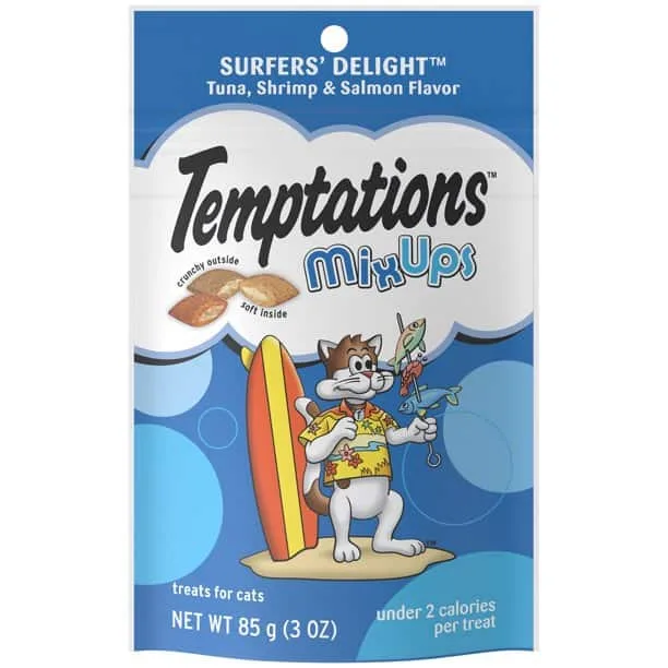 Temptations Catnip Treats: Surfers Delight vs Backyard Cookout