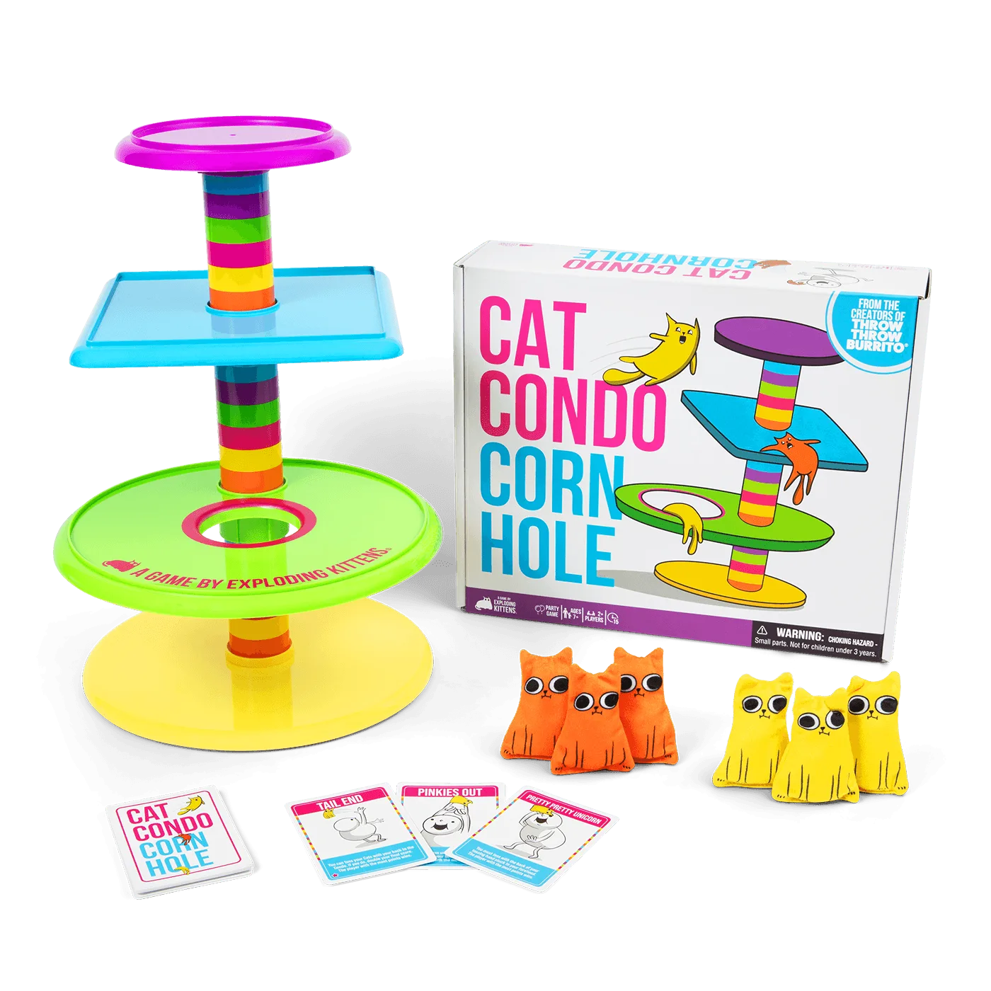 Cat Condo Cornhole: Aufbau und Spielregeln
