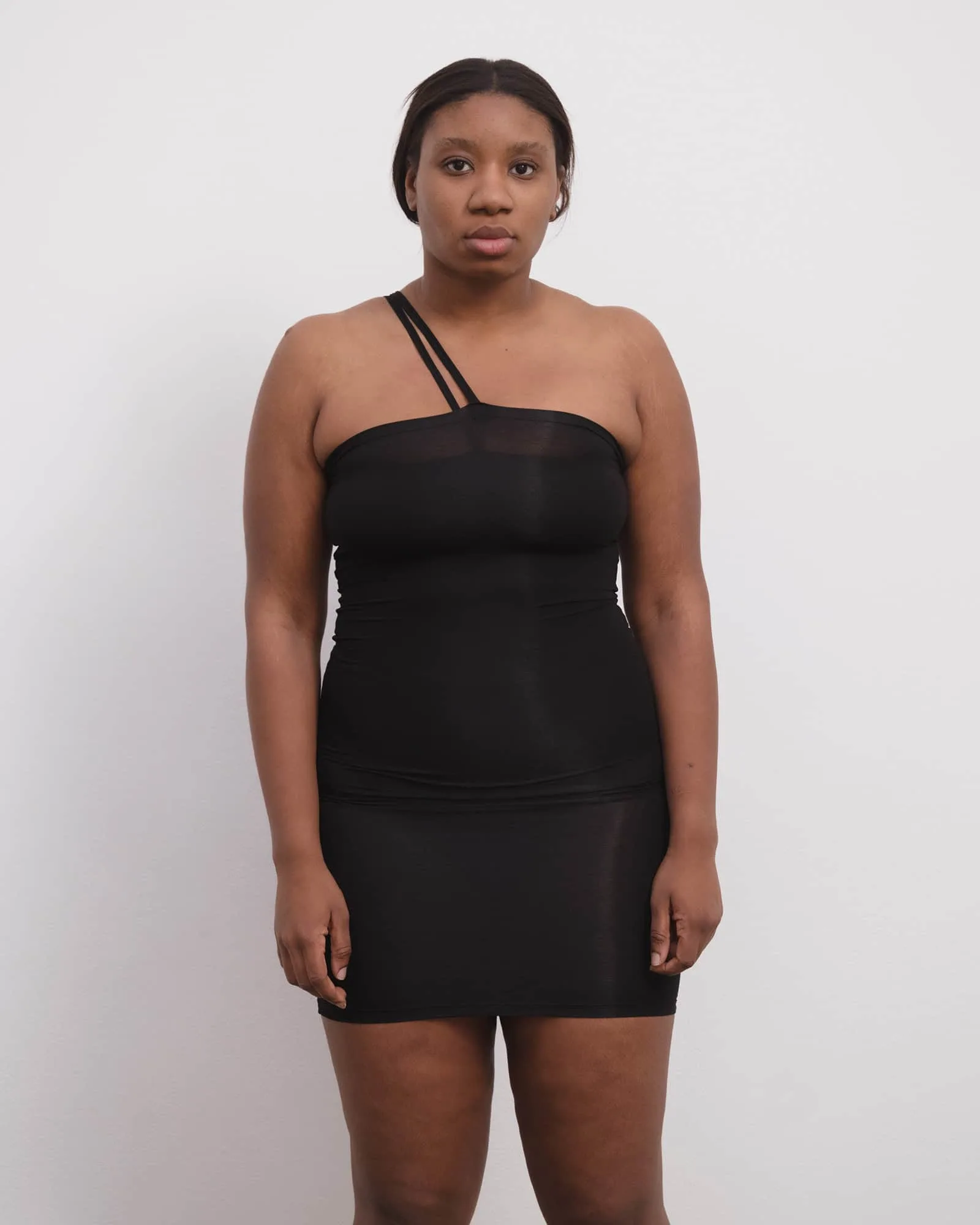 Nida One Strap Slip Dress