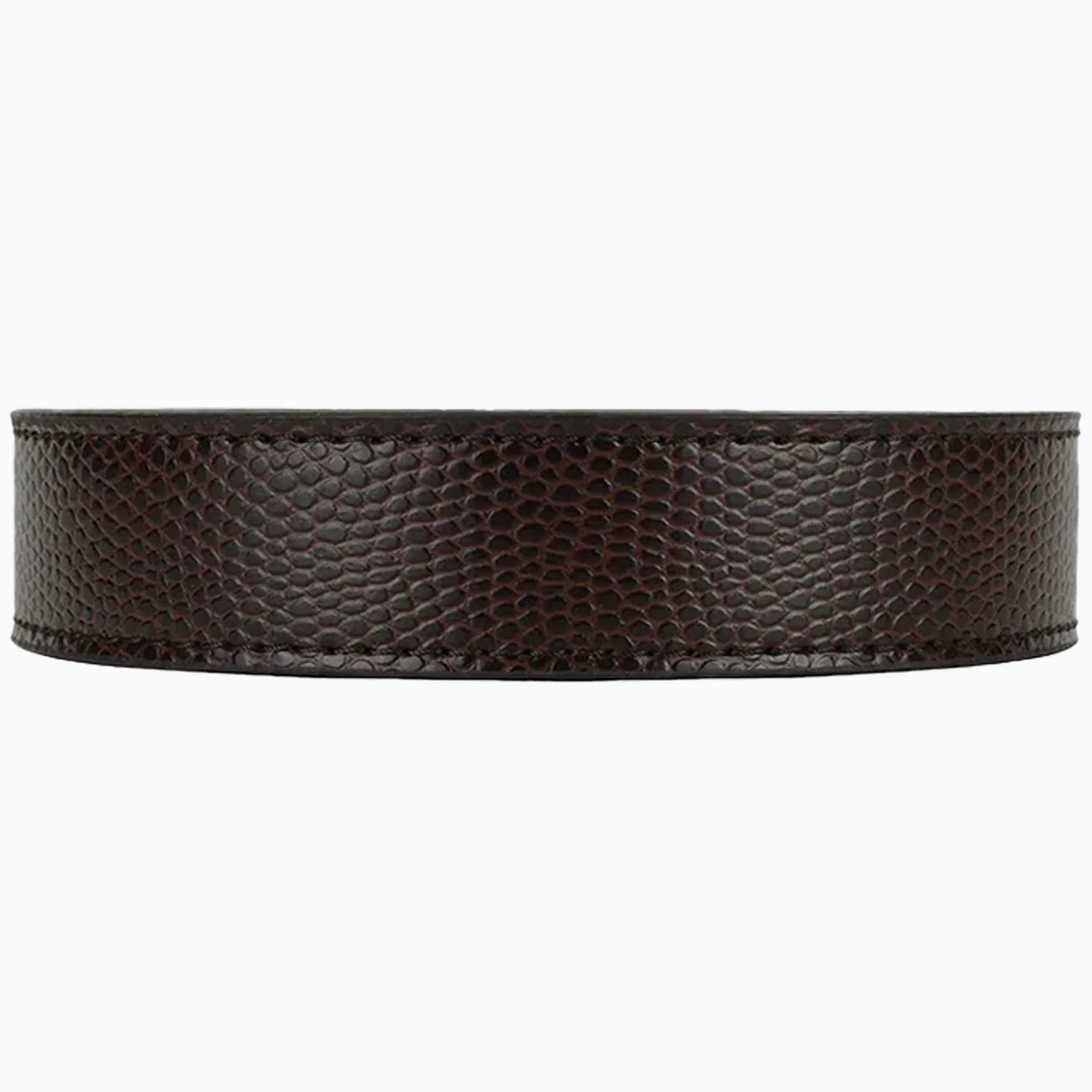 Lagarto Embossed Brown Strap [35mm]