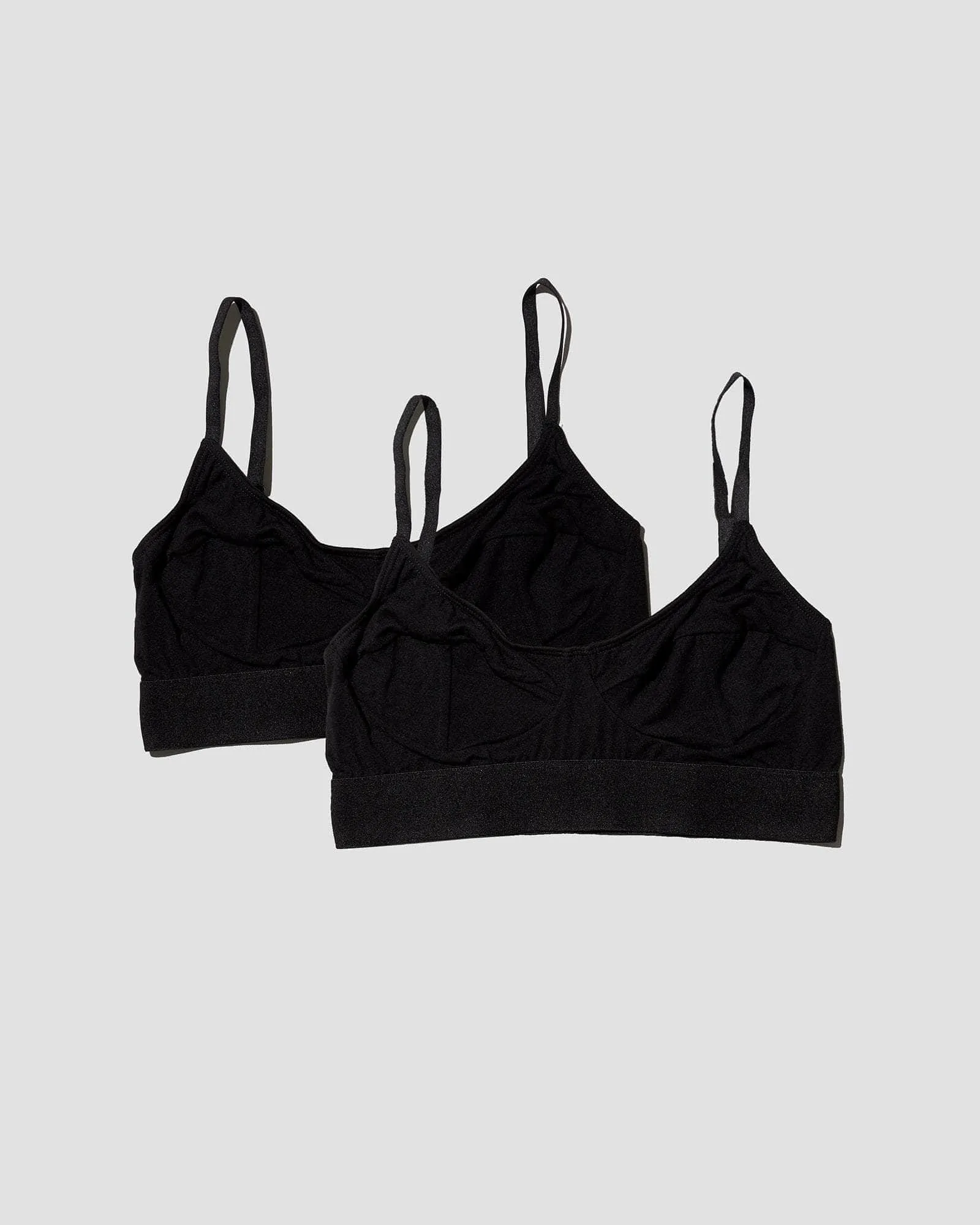 Pack - 2 Soft Bra (Black / black)