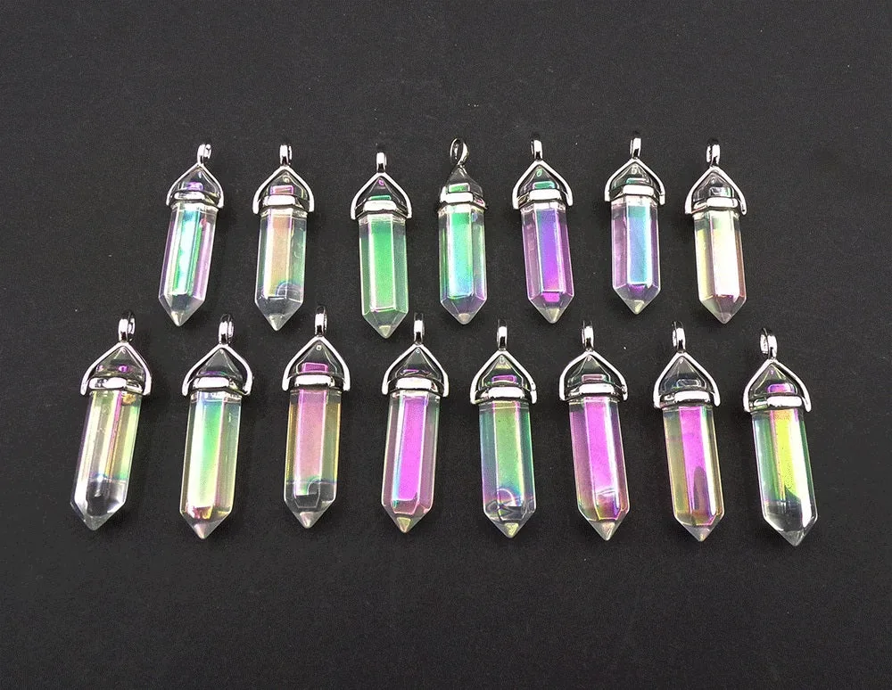 Angel Aura Double Terminated Point Pendant