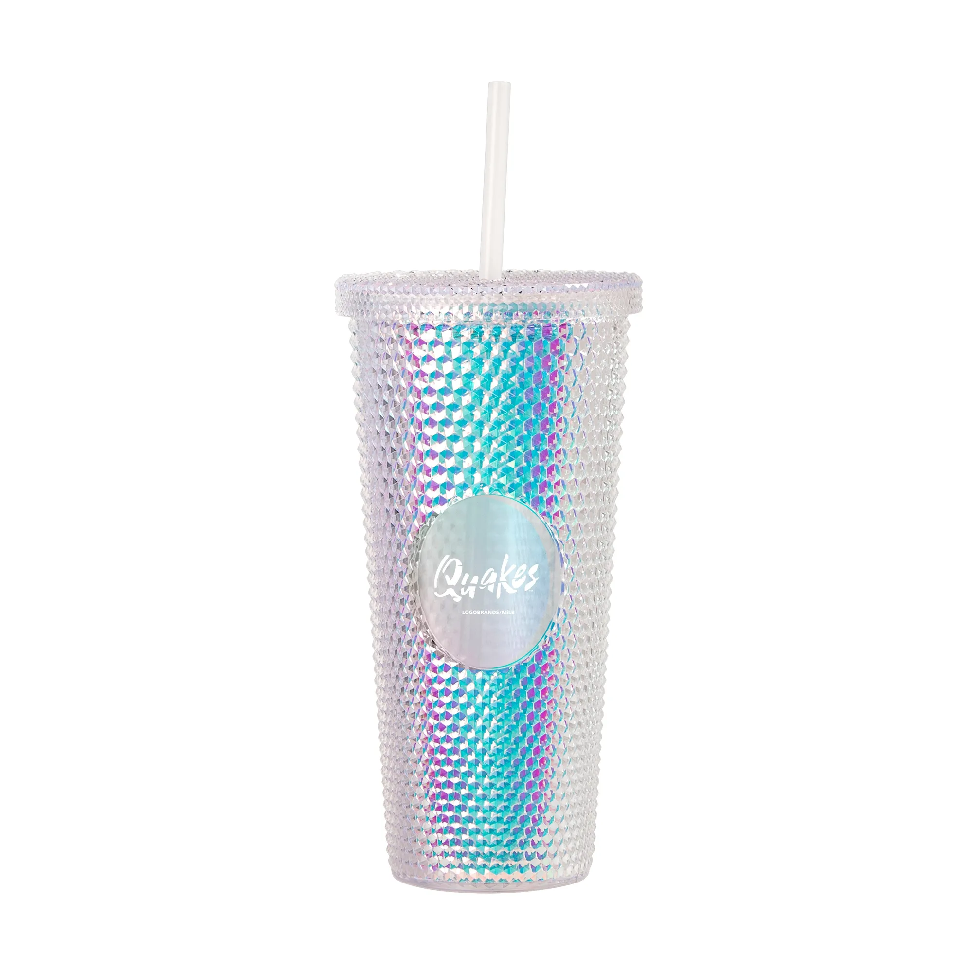 RCQ 24 oz Iridescent Studded Tumbler