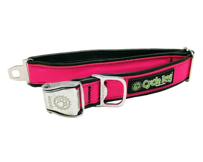Hot-Pink MAX Reflective Dog Collar