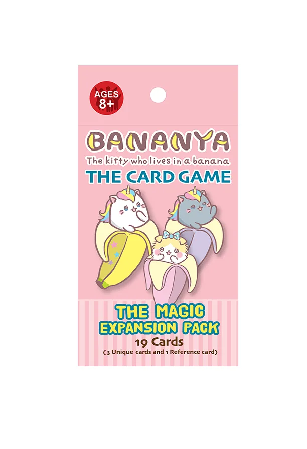 Bananya Magic 확장팩을 기본 카드 게임과 함께 사용하는 방법