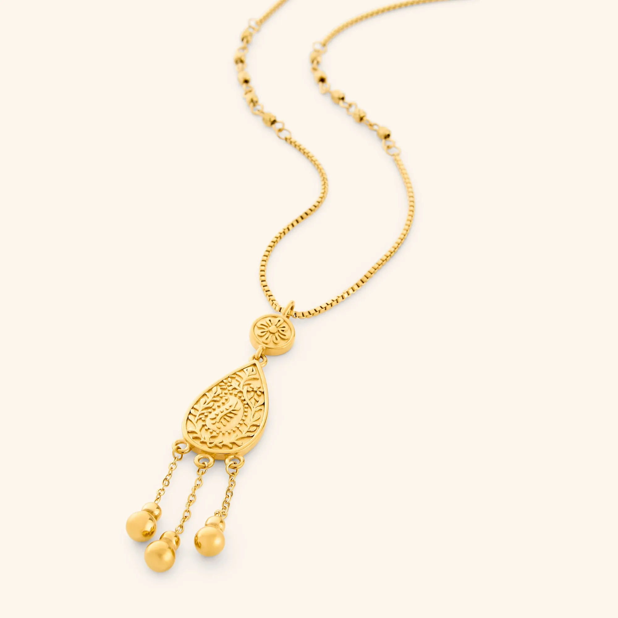 Raining Paisley Necklace
