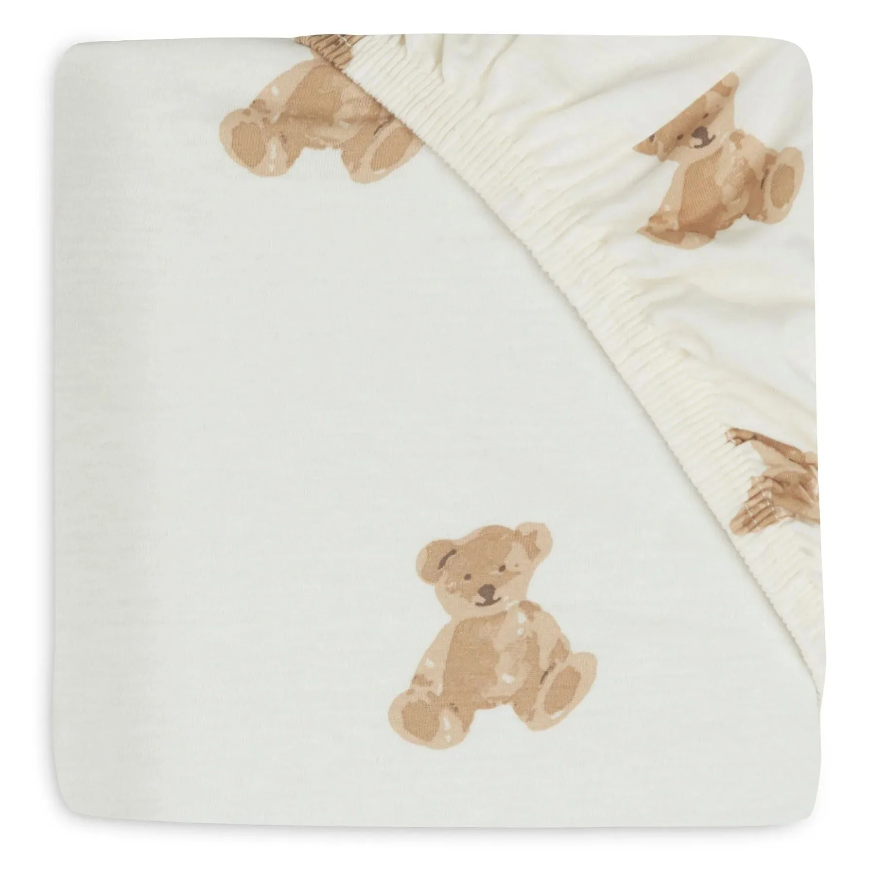 Cot Bed Fitted Sheet | 140 x 70 cm - Teddy Bear