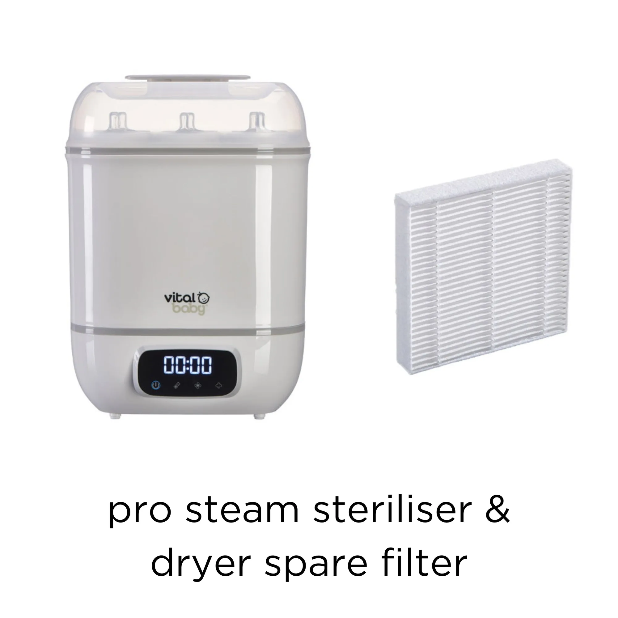filtres de rechange pour stérilisateur vapeur pro & sèche-linge