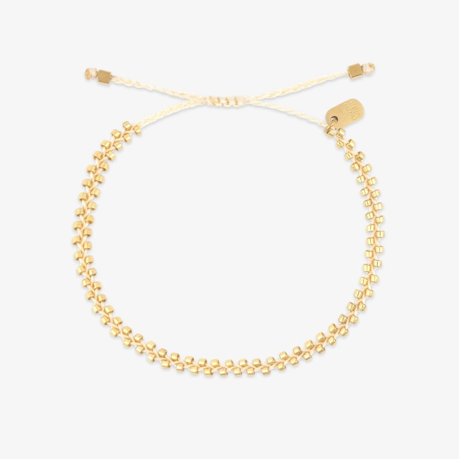 Goldie Woven Seed Bead Bracelet
