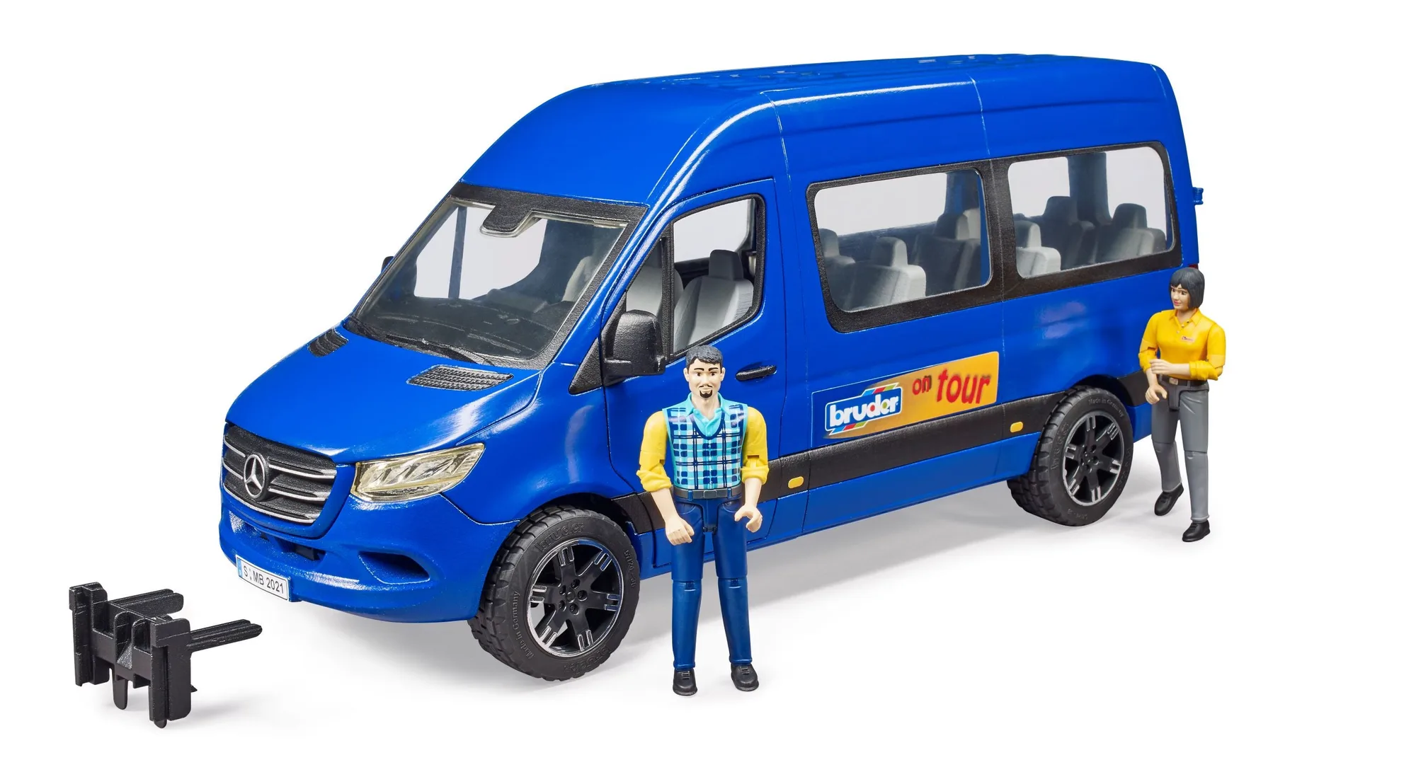 Bruder 02670 Mercedes-Benz Sprinter Transfer Van with Driver and Passenger 24.12.8