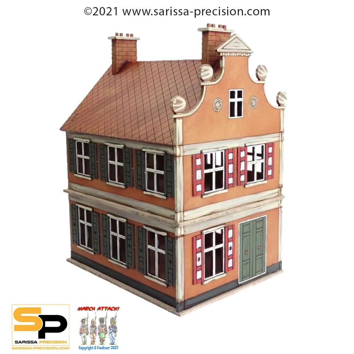 Dutch / Belgian Two-Storey Townhouse (20mm)