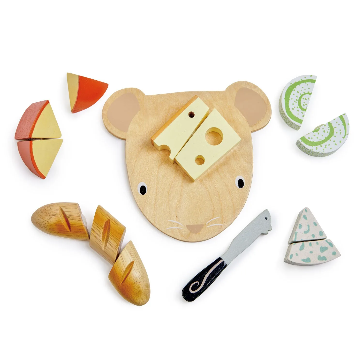 Disposer une planche à fromage en bois pour le service