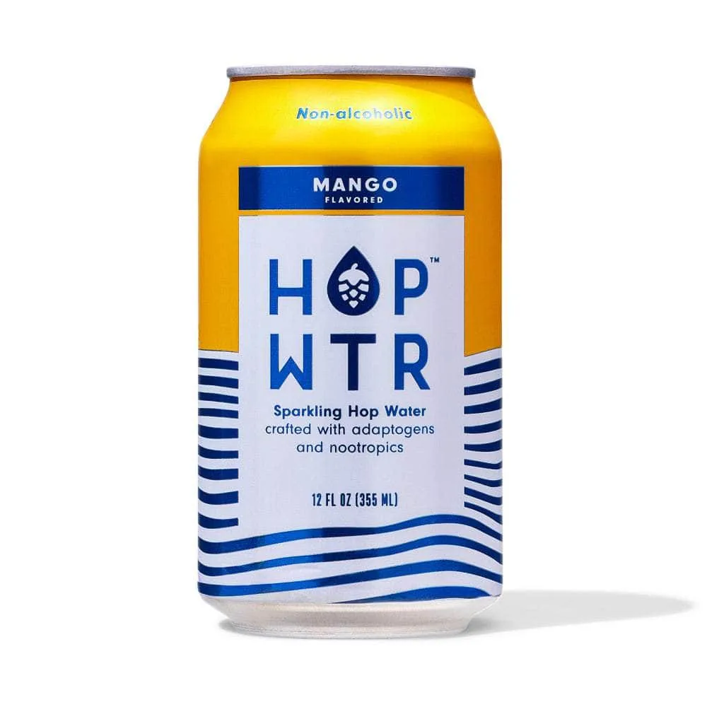 HOPWTR Mango Review: A Tropical Nootropic Sparkling Water for Summer