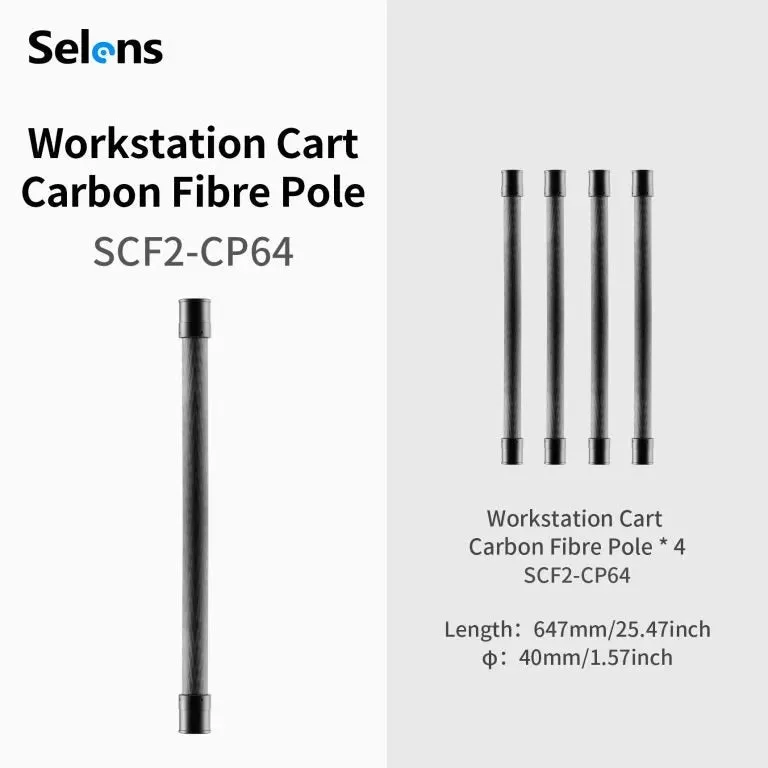 Selens Kamera-Wagen Carbonfaser-Stange einrichten