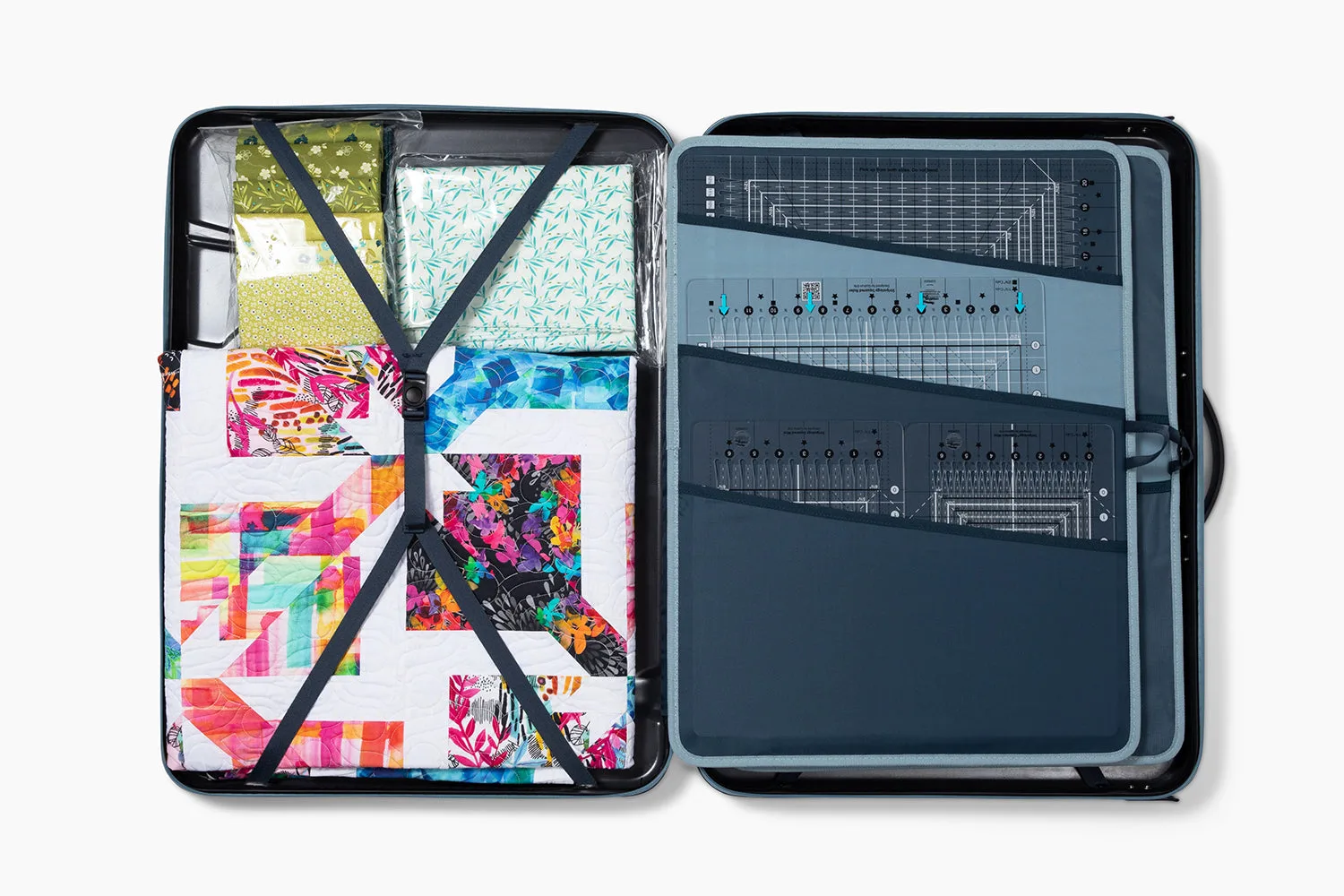 Stripology Quilting Case für Reisen nutzen