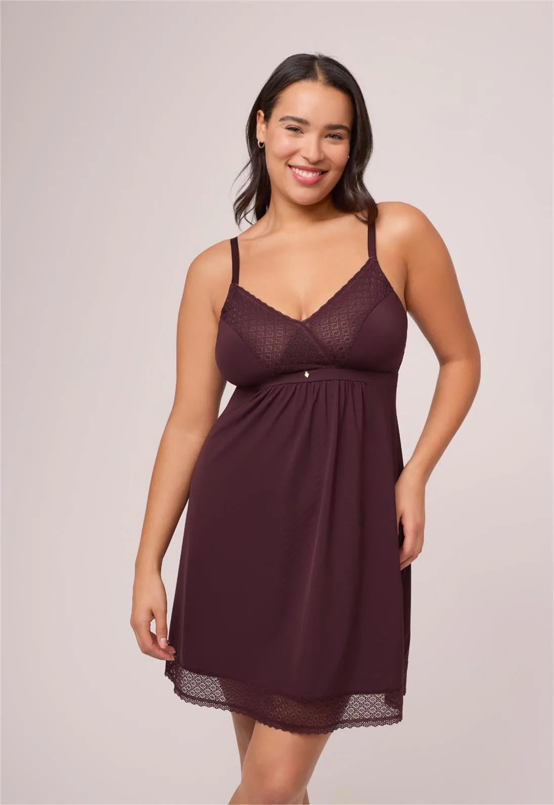 Camisón con soporte completo para el pecho
