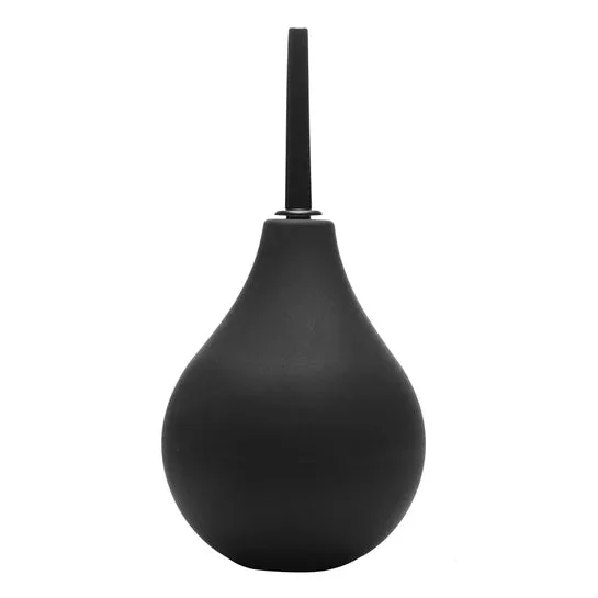 CleanStream Thin Tipped Enema Bulb Black