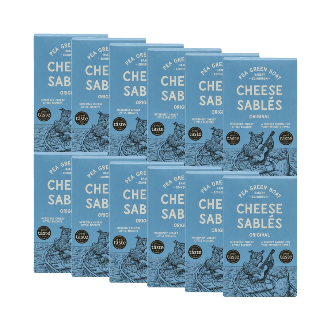 Bulk Case of Cheese Sablés - 12 boxes