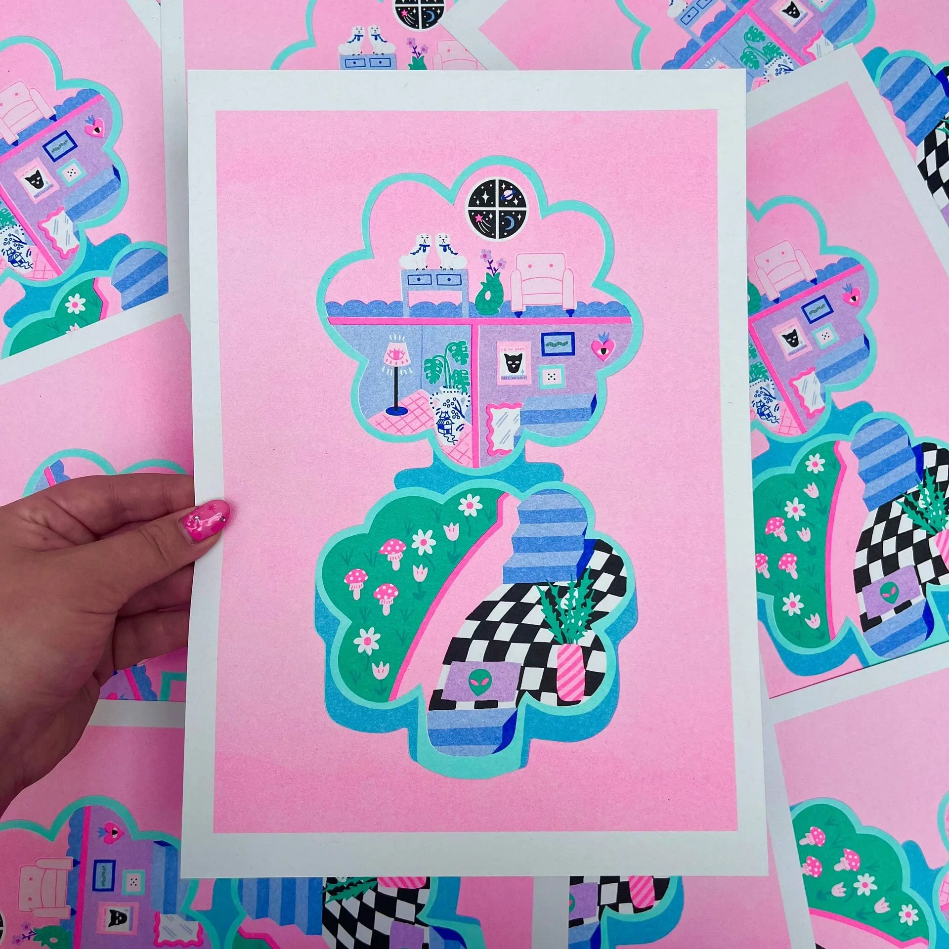 عرض مطبوعات Risograph دون تلف: دليل بسيط