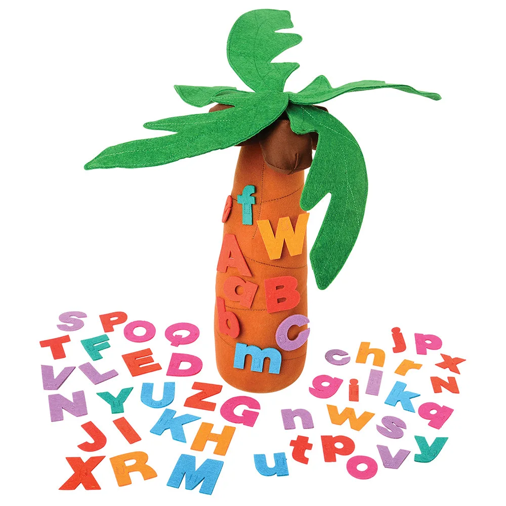 Chicka Chicka Boom Boom Alphabet Tree Set | 14" Fabric Tree with 52 Uppercase & Lowercase Letters*