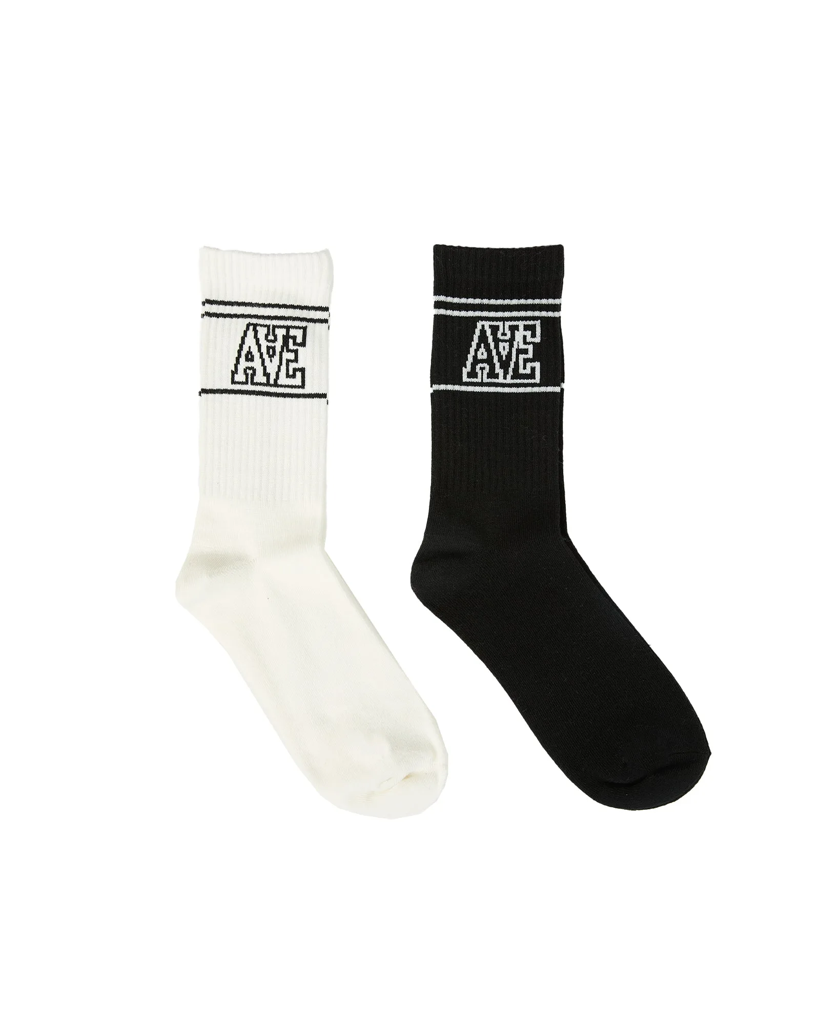 Athletica Sock 2 Pack Black