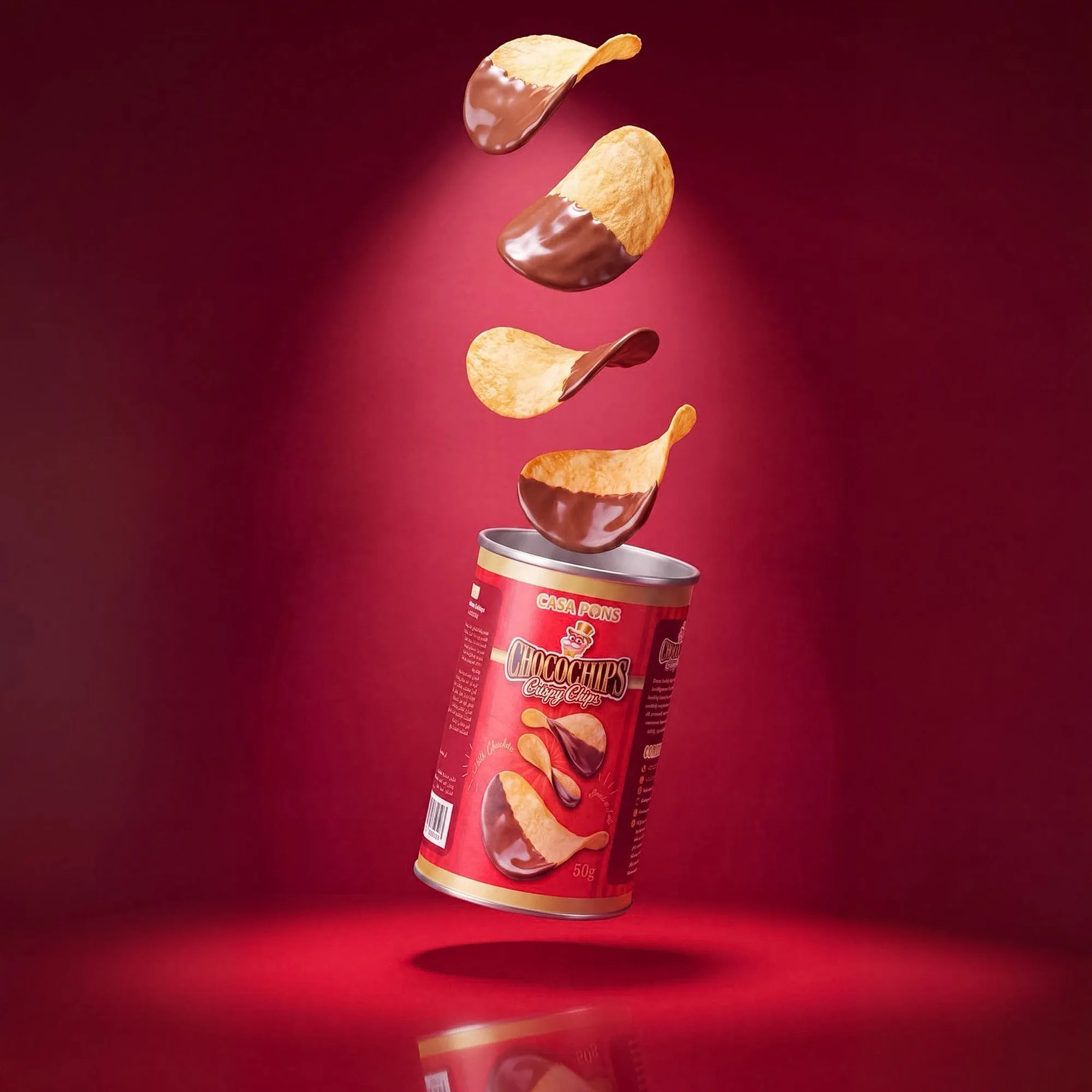 Milk Chocolate Coated Choco Chips – Small Tin