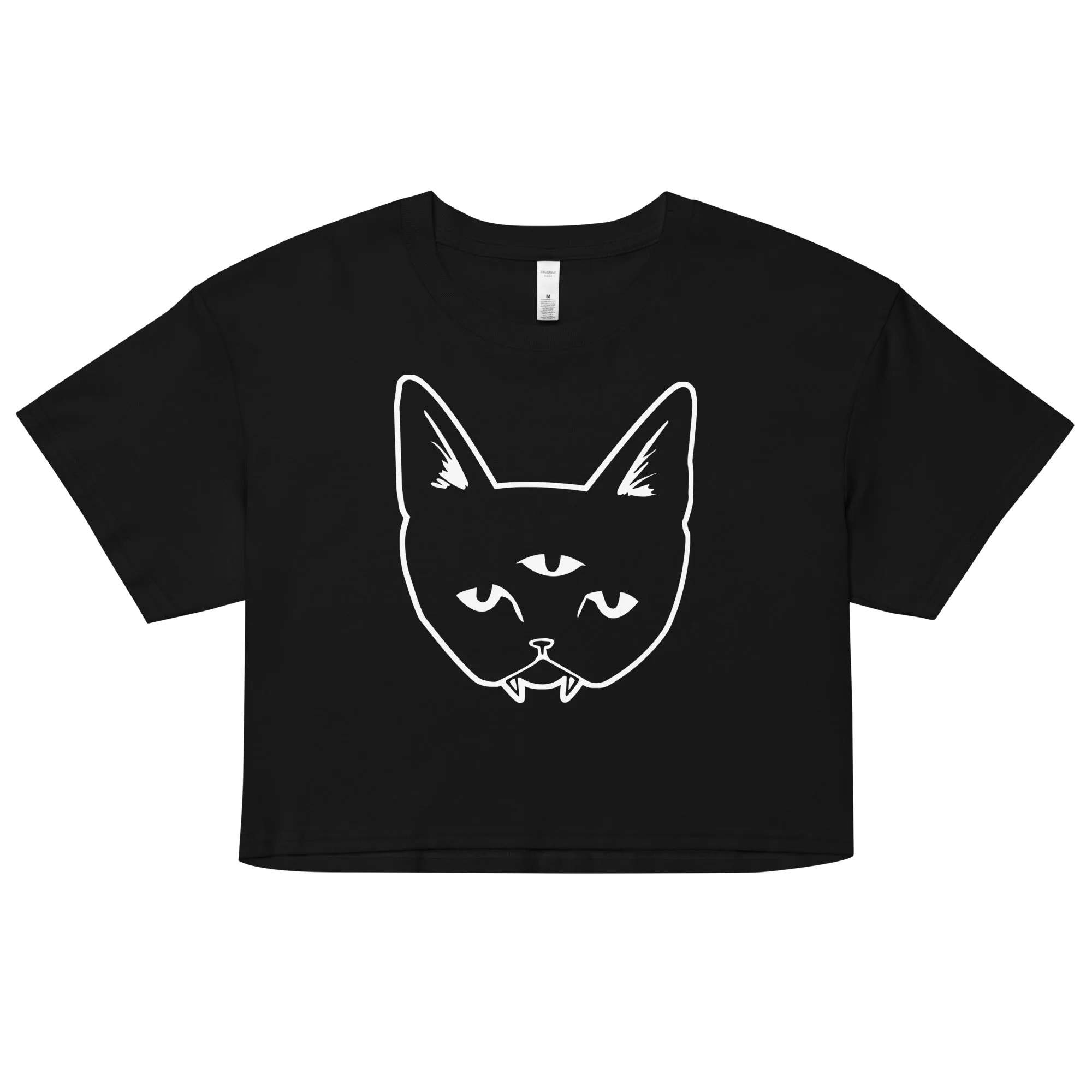 THREE EYED CAT crop top