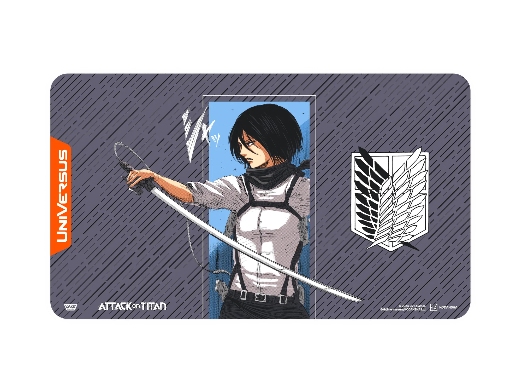 Attack on Titan: Battle for Humanity Playmat: Mikasa Ackerman