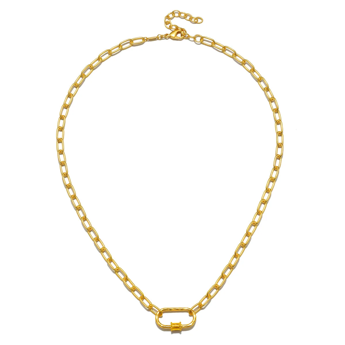New Beginnings Lotus Anhänger Halter Halskette
