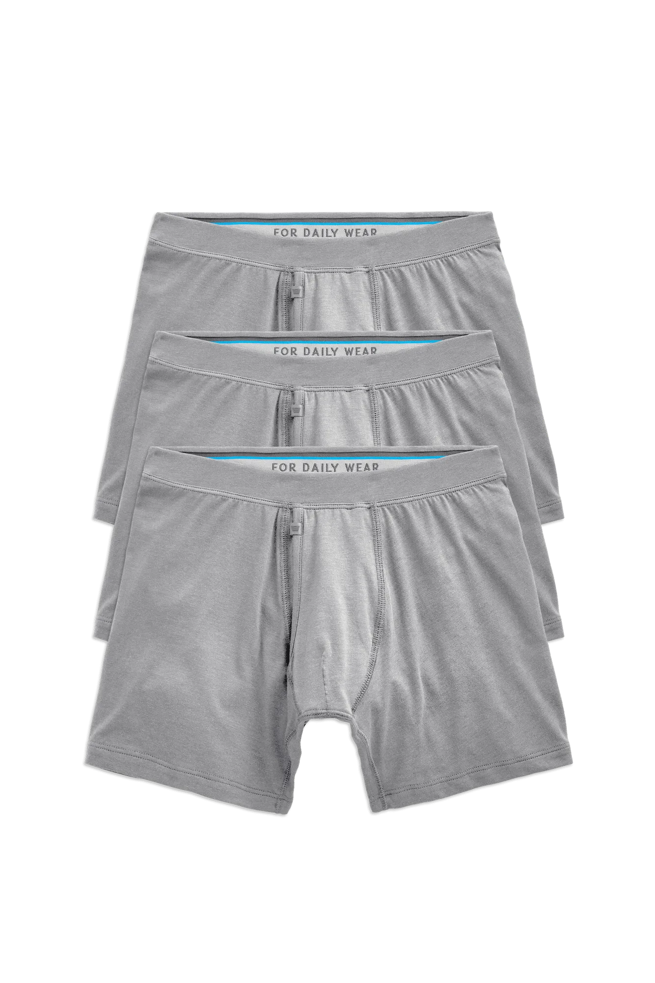 3-Pack SILVER Boxer Briefs Monument