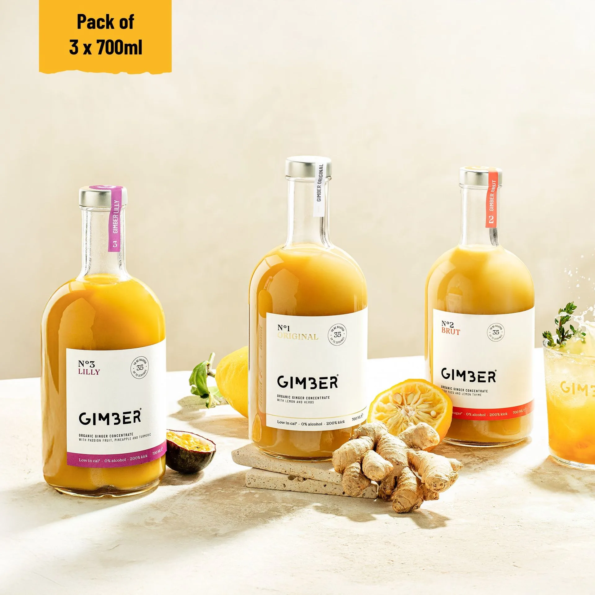 Pack of 3 x 700ml