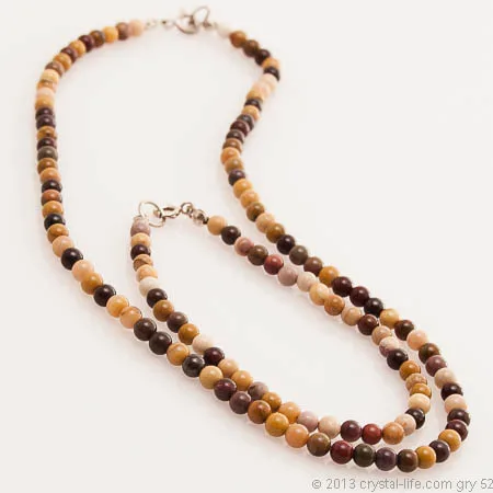 Pulseiras, Tornozeleiras de Mookite Jasper | Terapia com Gemas