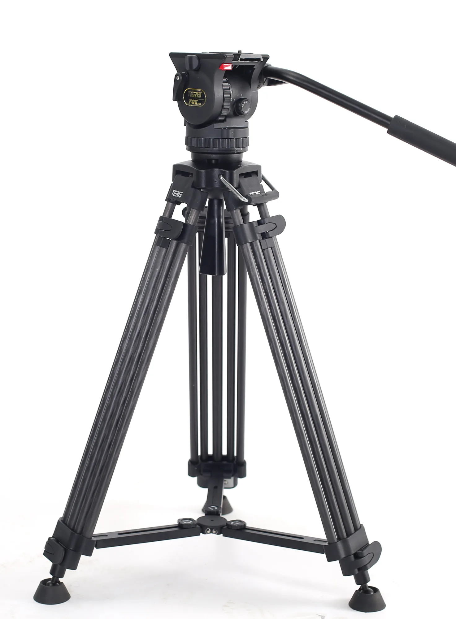 Teris TCE-CF PLUS Carbon Fiber Tripod Kit 7kg (15lb) Capacity 75mm Bowl Head