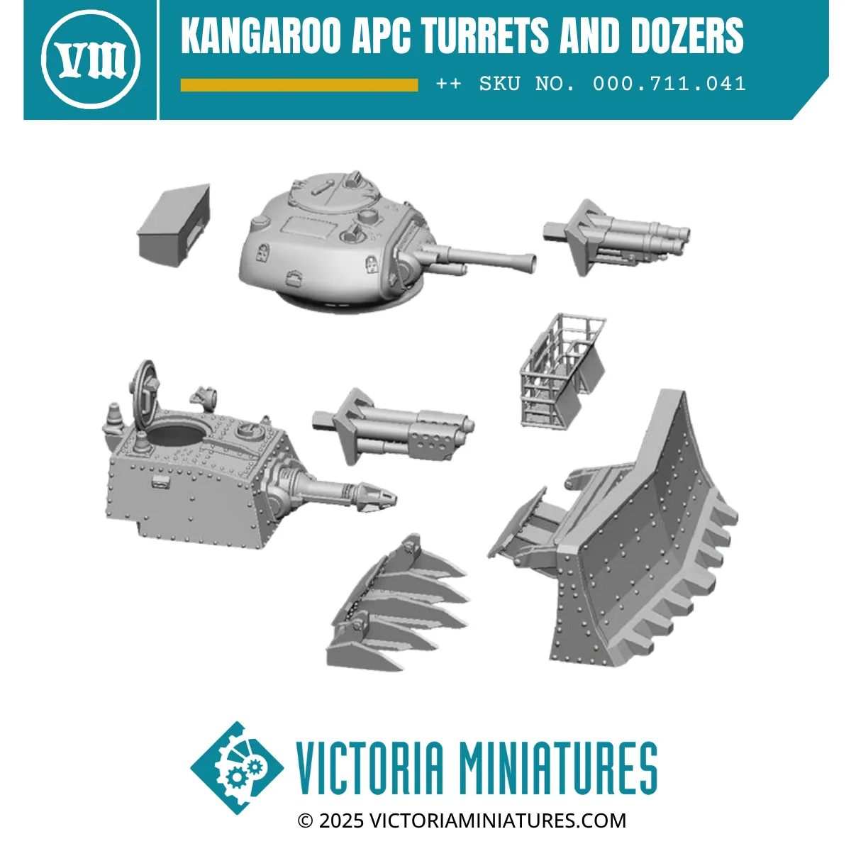 Torretas y topadoras Kangaroo: guía de conversión