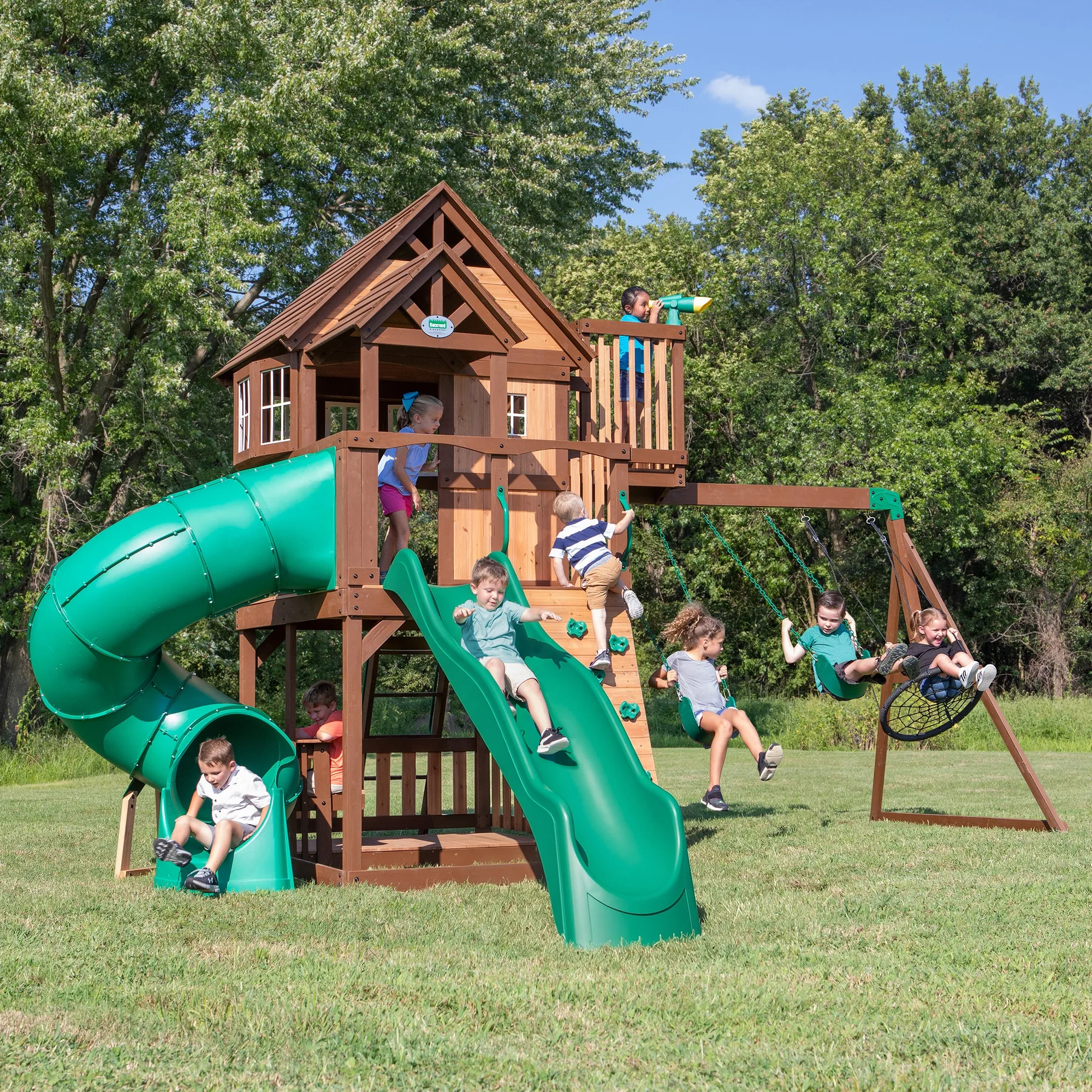 Skyfort II With Spiral Tube Slide