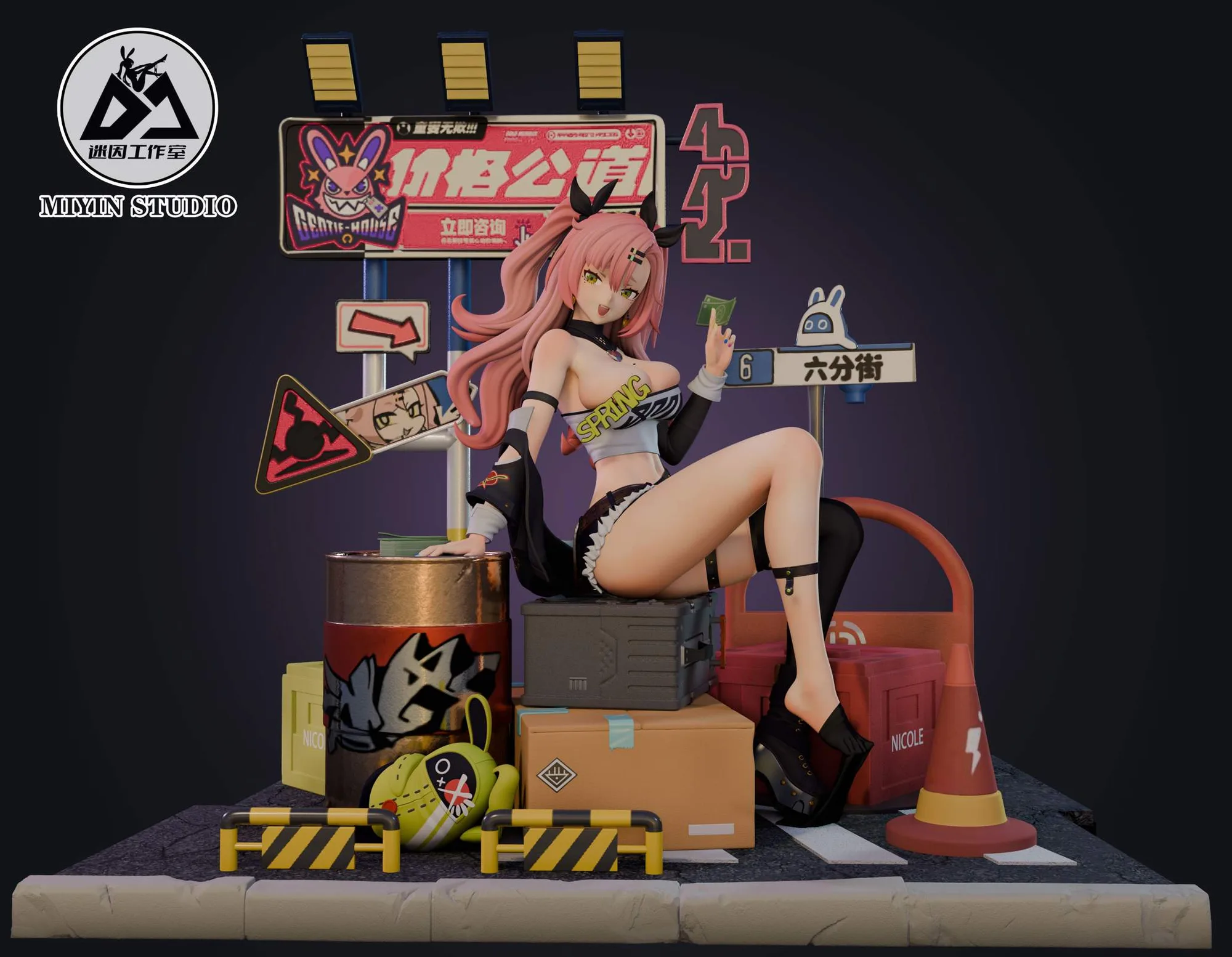 1/6 Scale Nicole Demara With LED - Zenless Zone Zero Resin Statue - MIYIN Studios