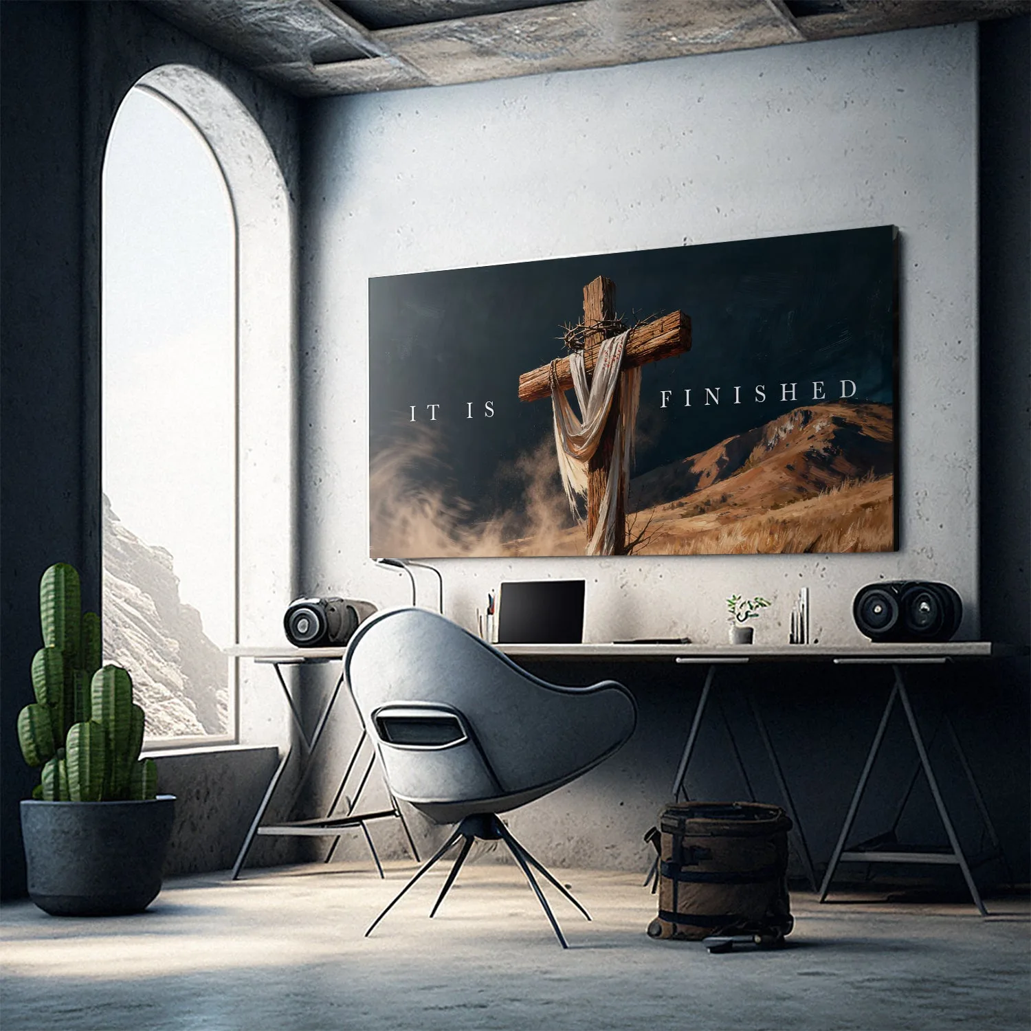 Cross – It Is Finished: A Biblical Art Canvas Review from IKONICK