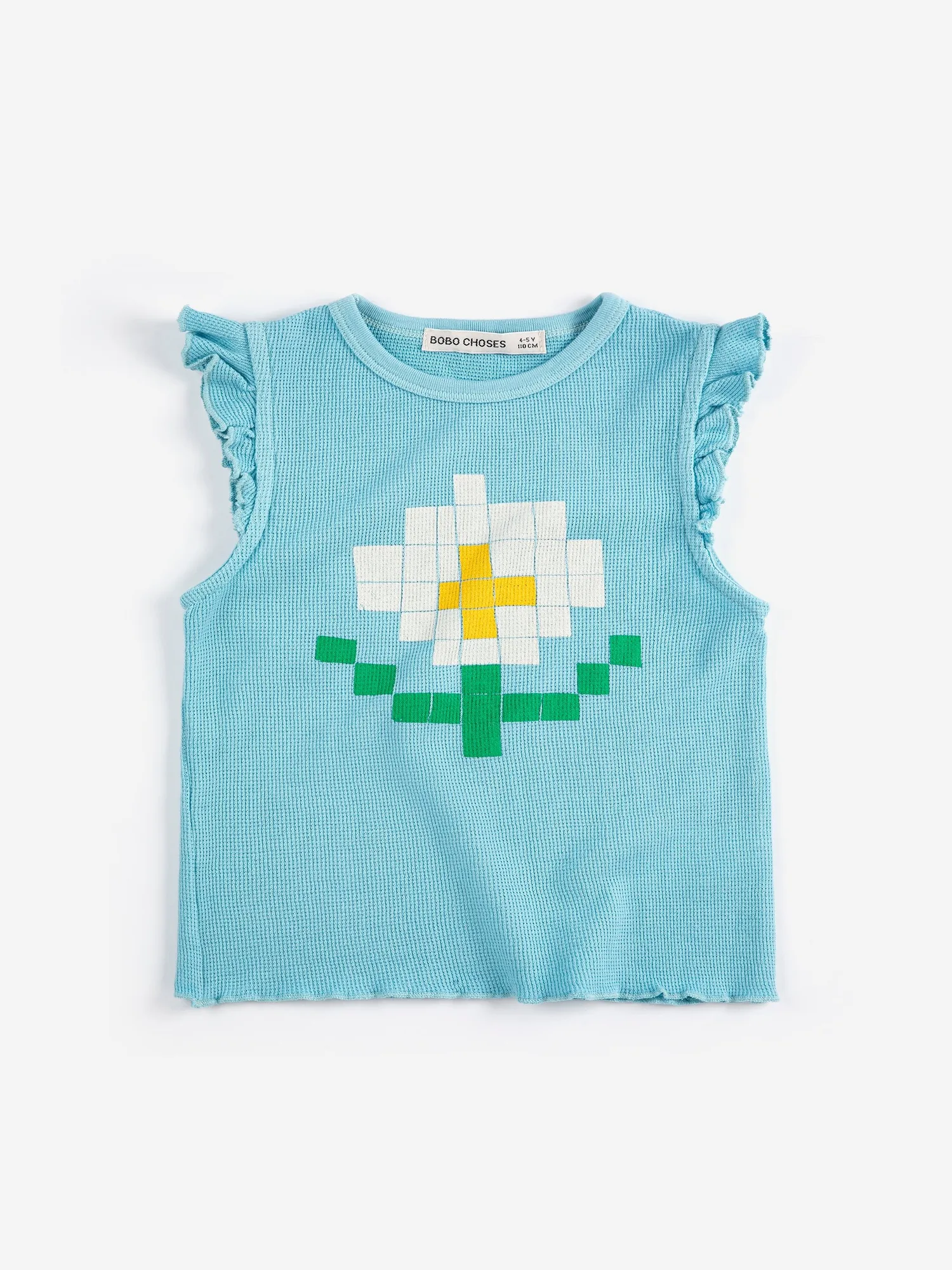SB126AC029 Pixel Daisy ruffled top