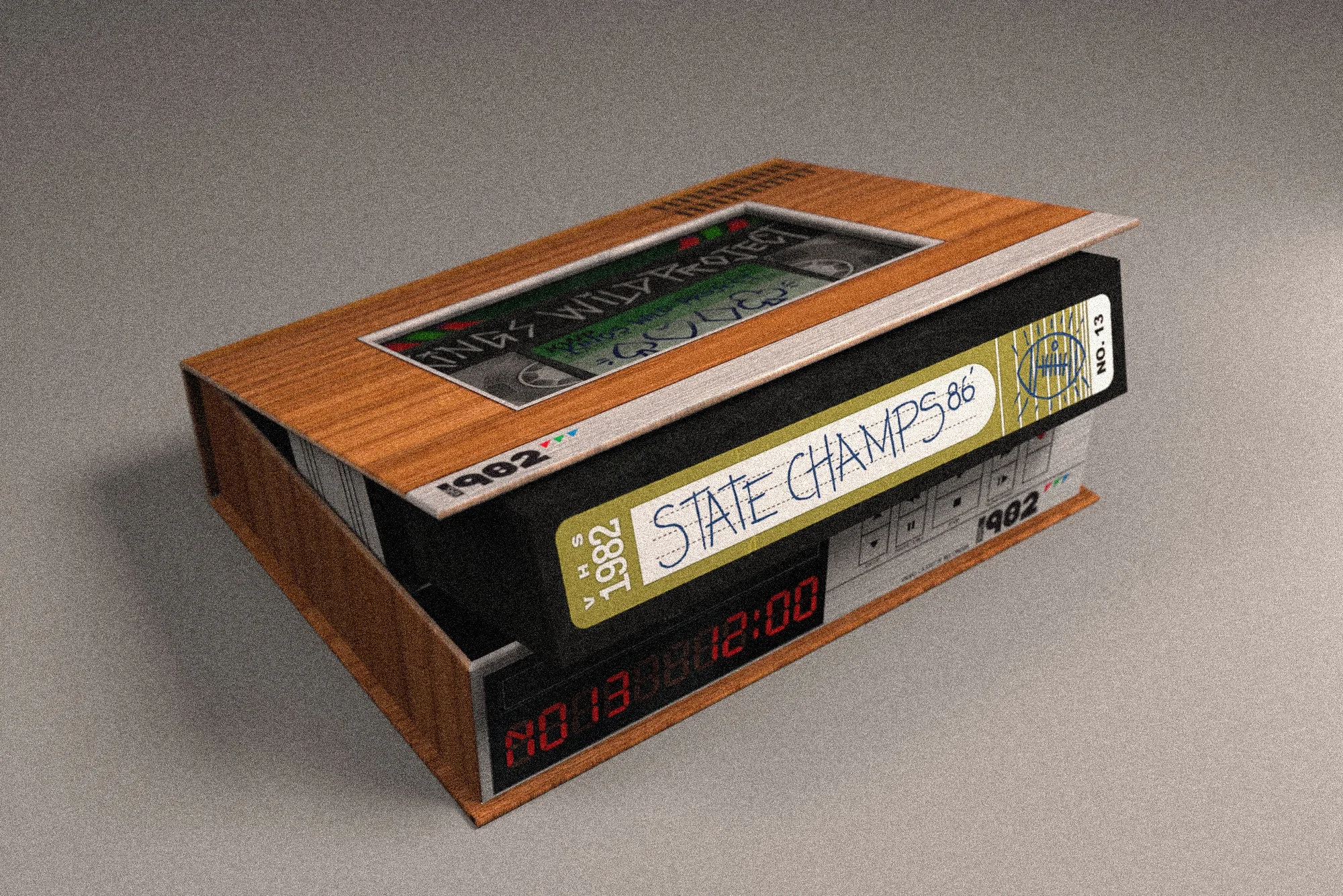 Cómo almacenar y mostrar un deck VHS-VCR-STATE