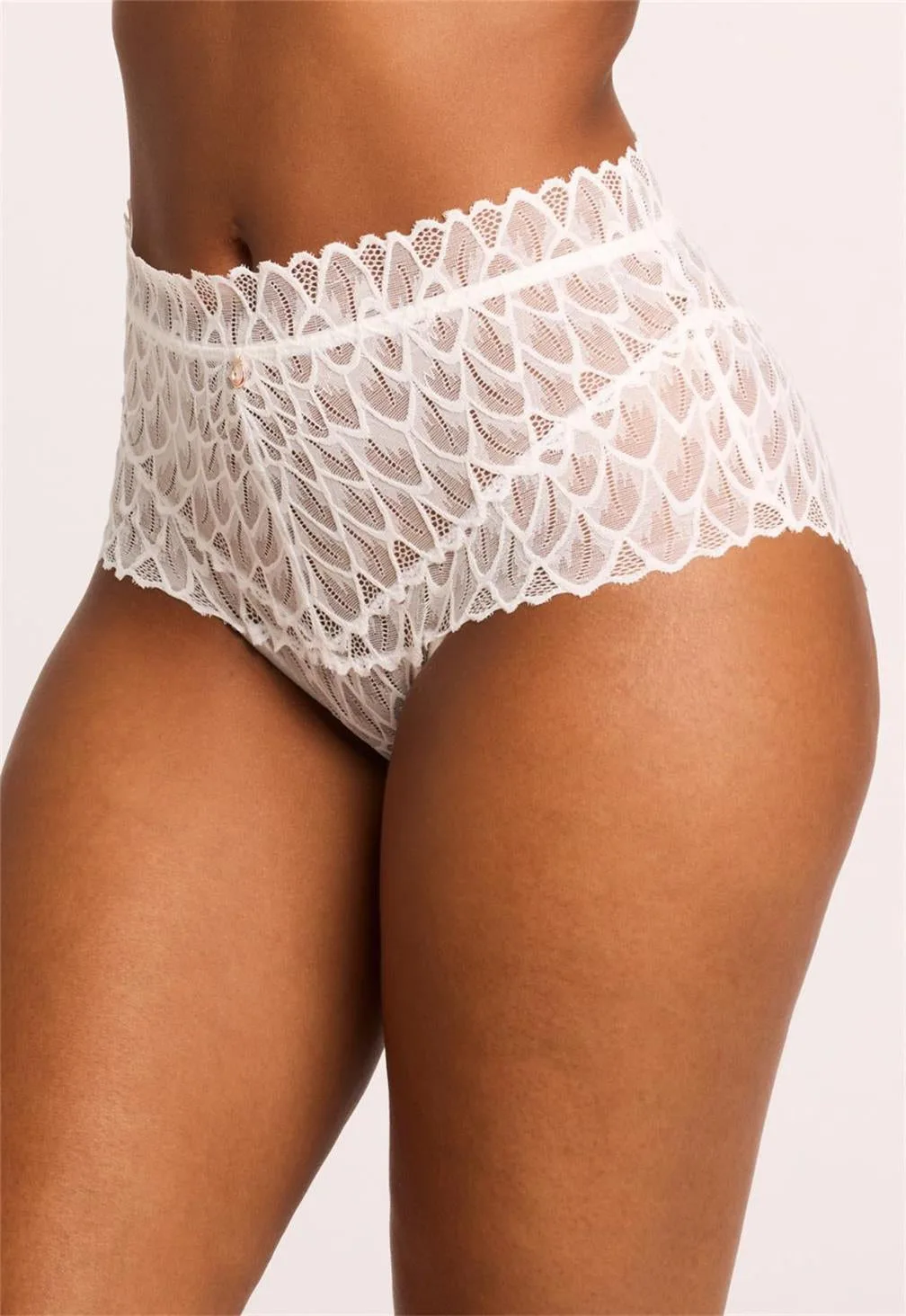 Spitzen-Slip mit hohem Bund