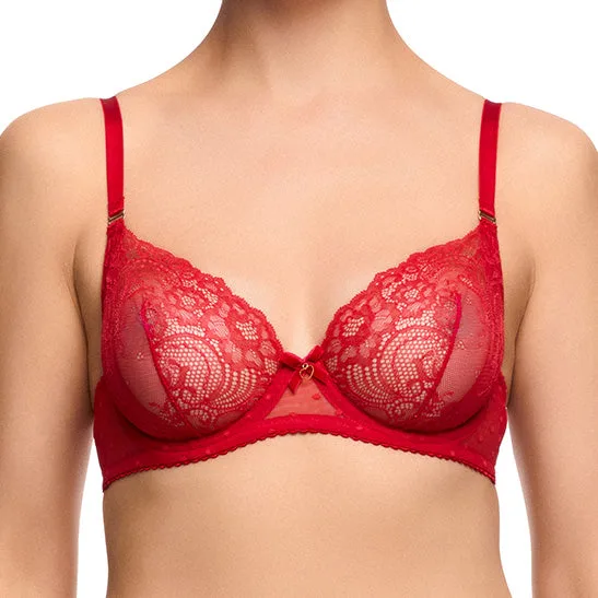 Sujetador con aros Fiamma - Rose Red