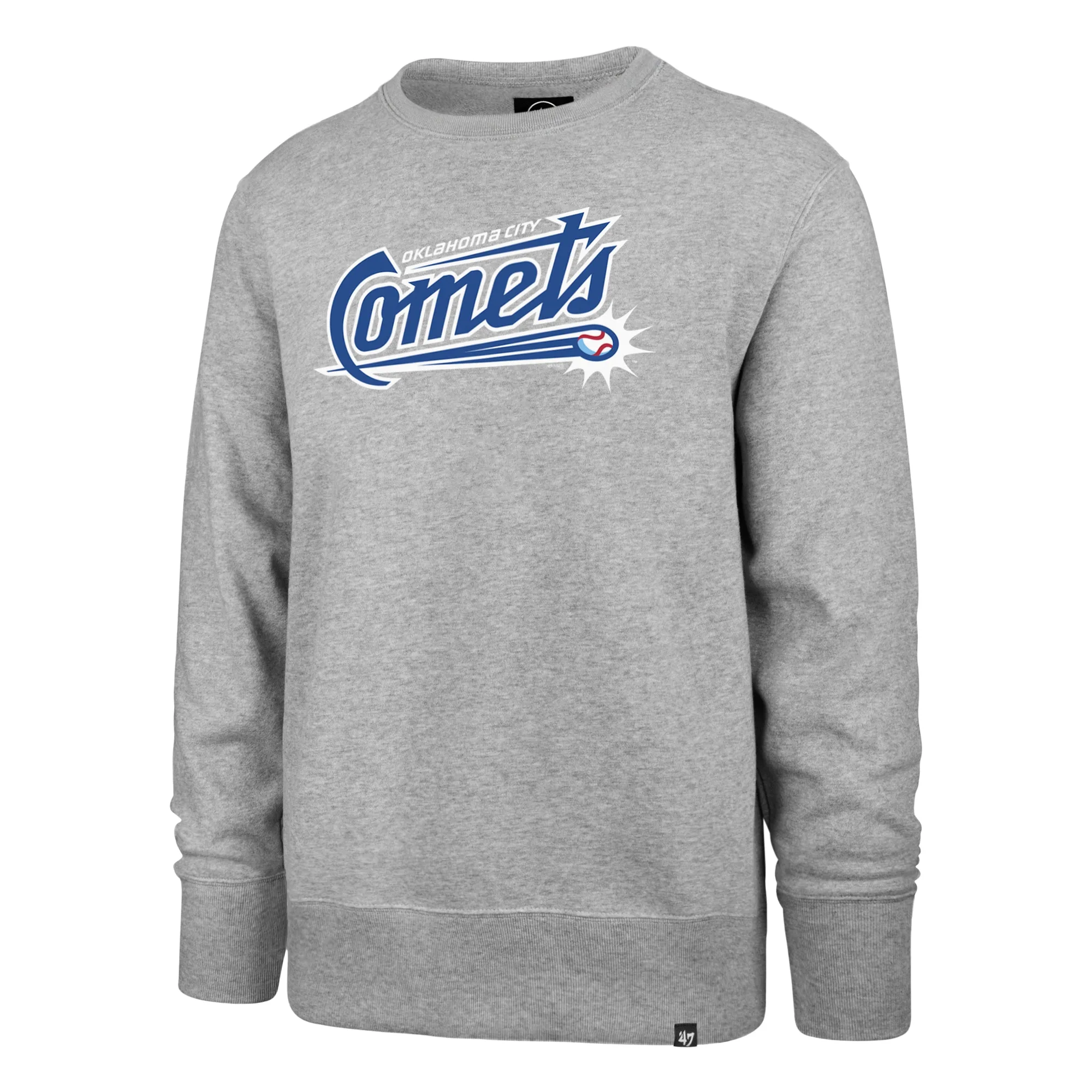 OKC Comets Grey Script Crewneck