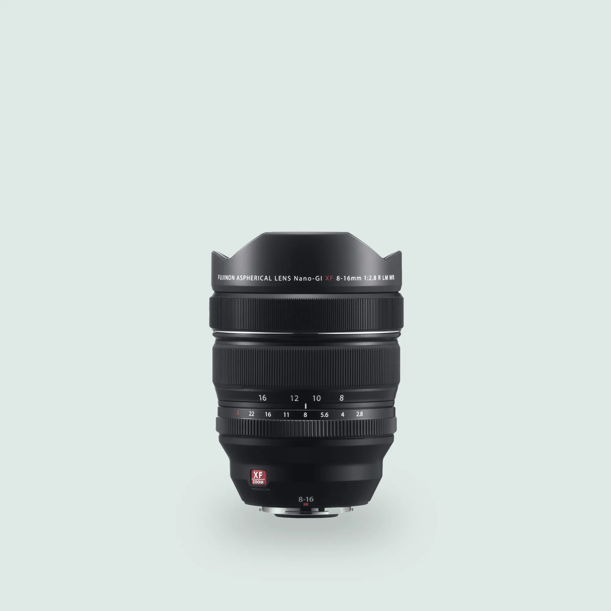 دليل زووم فائق الاتساع: FUJINON XF 8-16mm F2.8