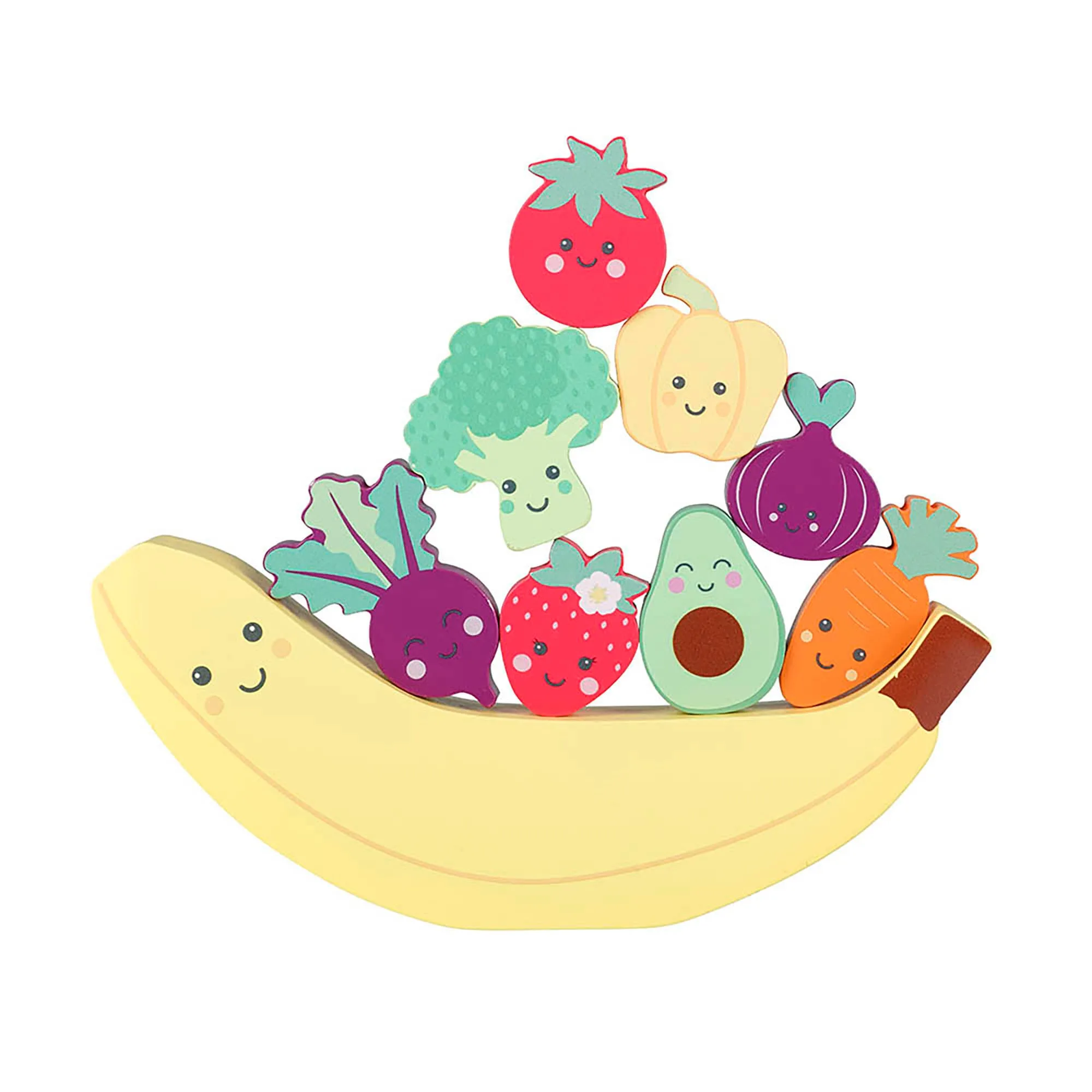 Come giocare al gioco di equilibrio Happy Veggies & Friends