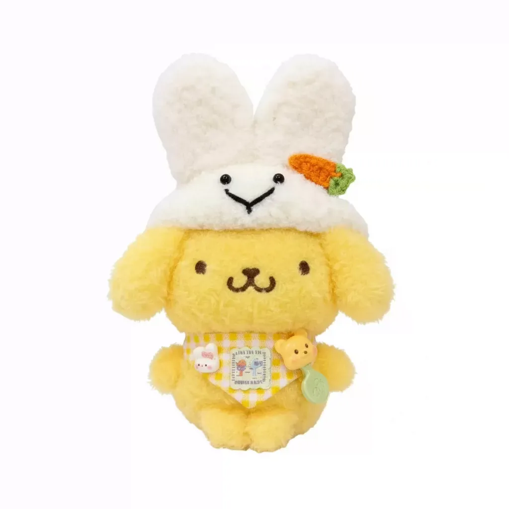 Sanrio-Plüsch-Schlüsselanhänger-Pflege: Pompompurin flauschig halten