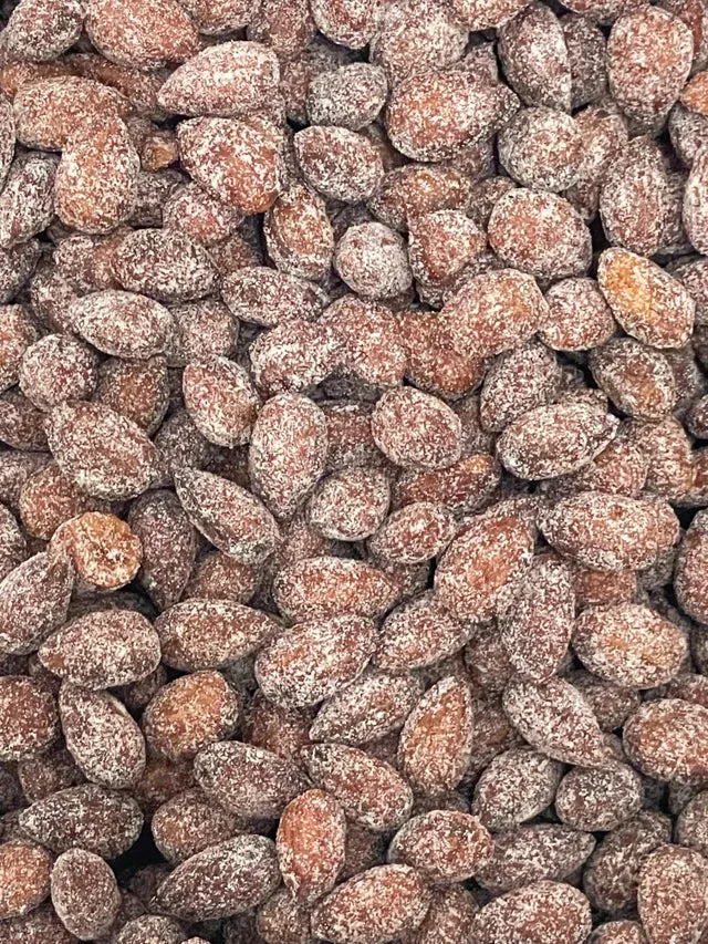 Amandes rôties au miel