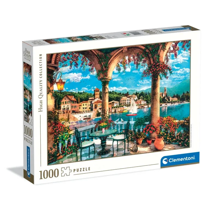 Vista del balcón al lago de Como - 1000 piezas