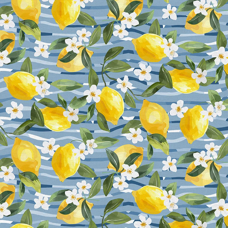 Lemon Stripes from Italian Citrus by Paintbrush Studio Fabric