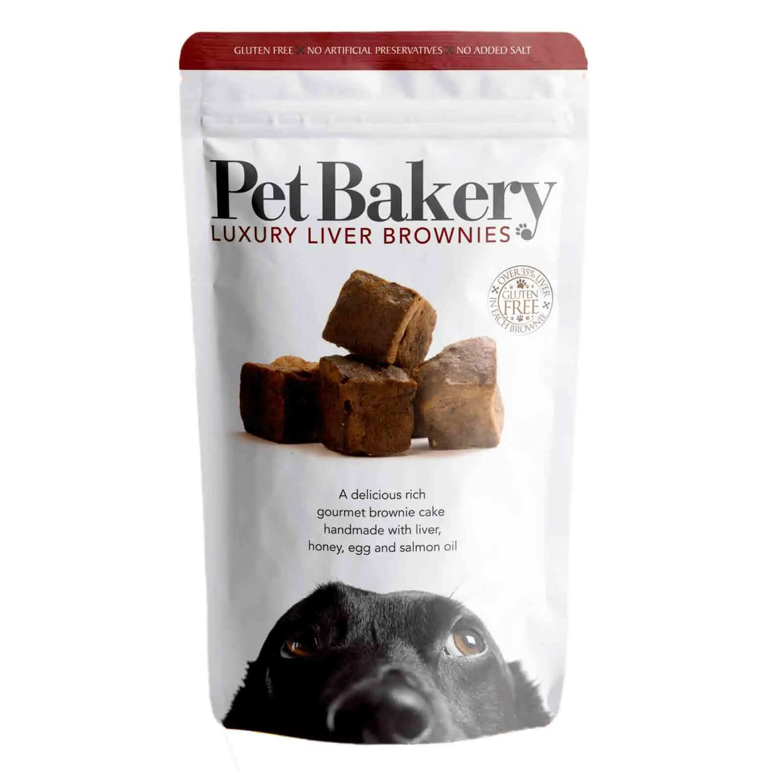 Pet Bakery Brownies au Foie de Luxe Friandises pour Chien 190g