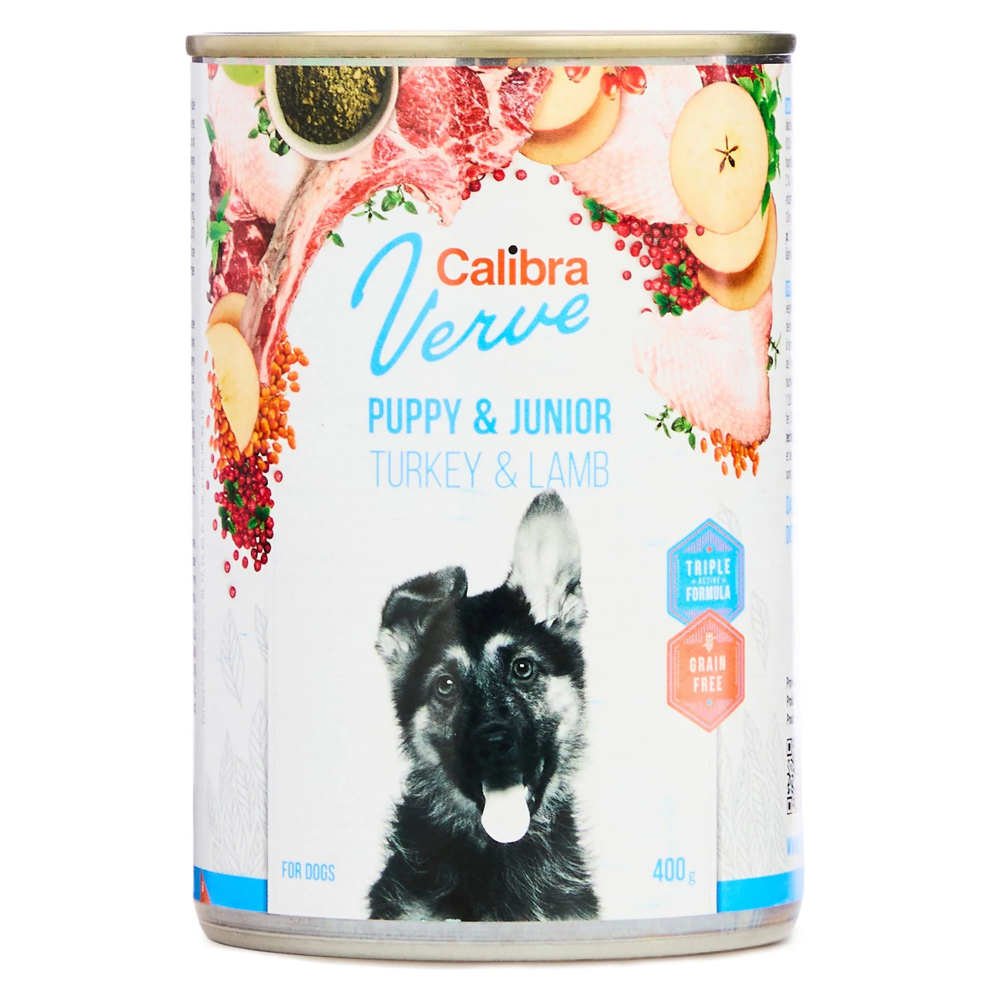 Calibra Dog Verve GF 퍼피 & 주니어 급여 가이드